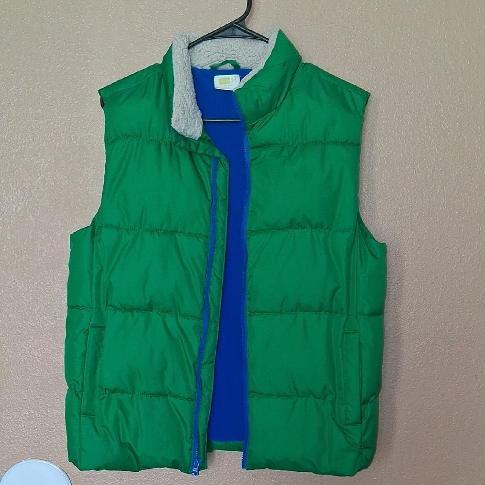 Crazy 8 Green Puffer Vest for Kids
